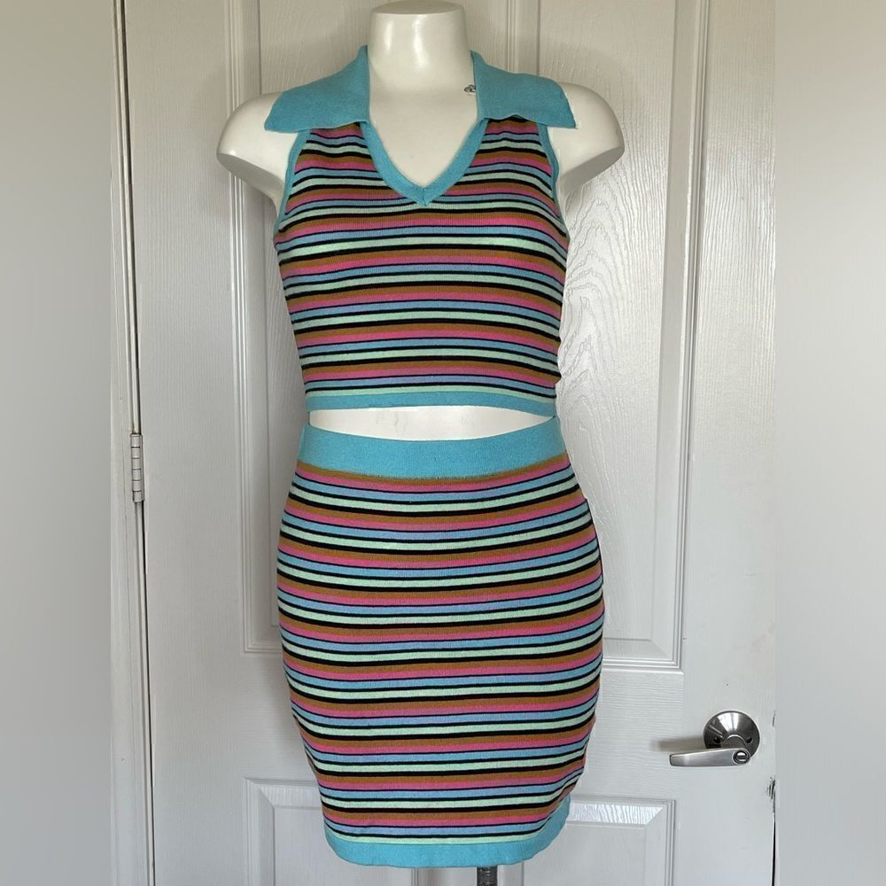 Wild fable skirt and top set top size small skirt size med